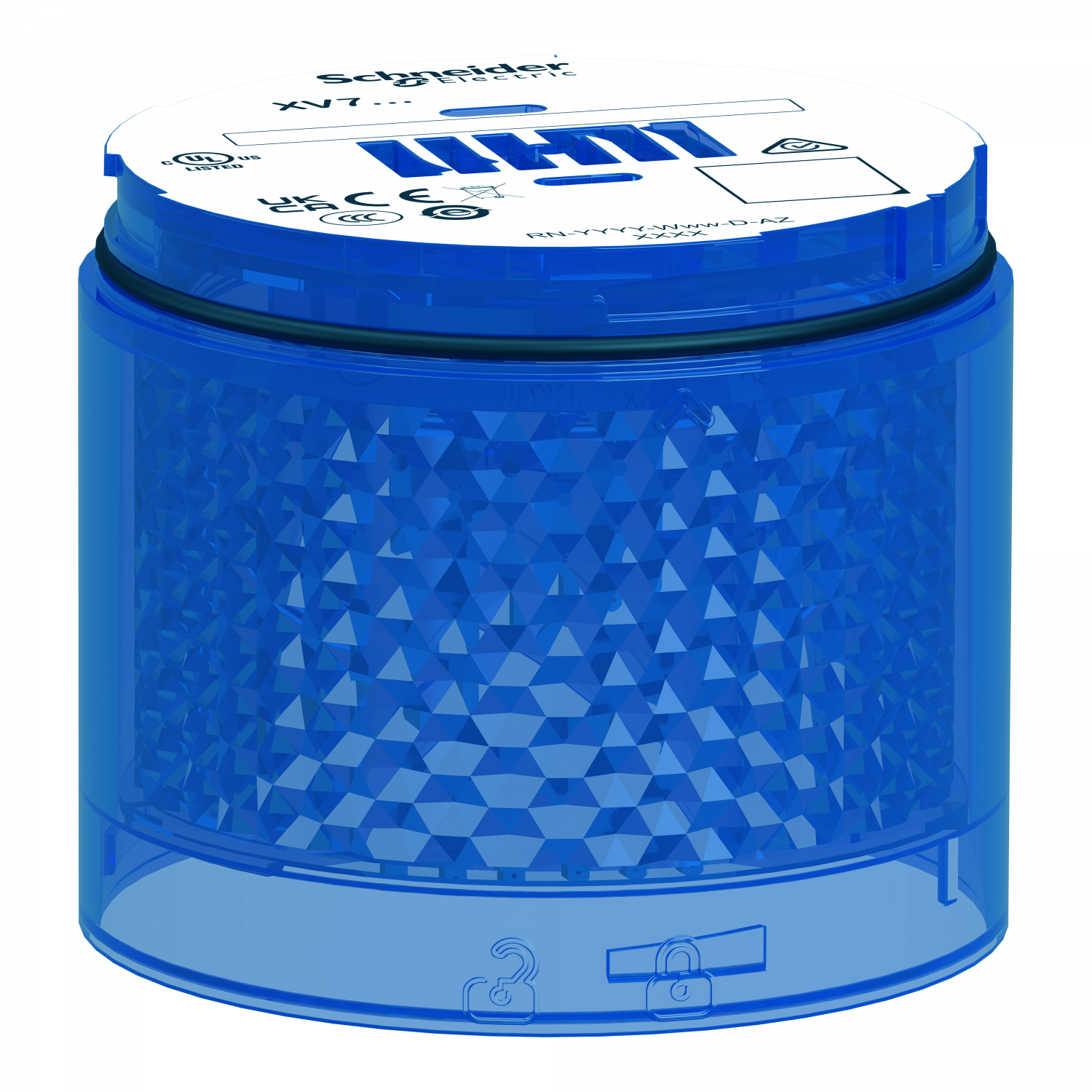 Harmony XVB7 - Elément lumineux Bleu - Eclairage flash 2J - LED 24 VCC