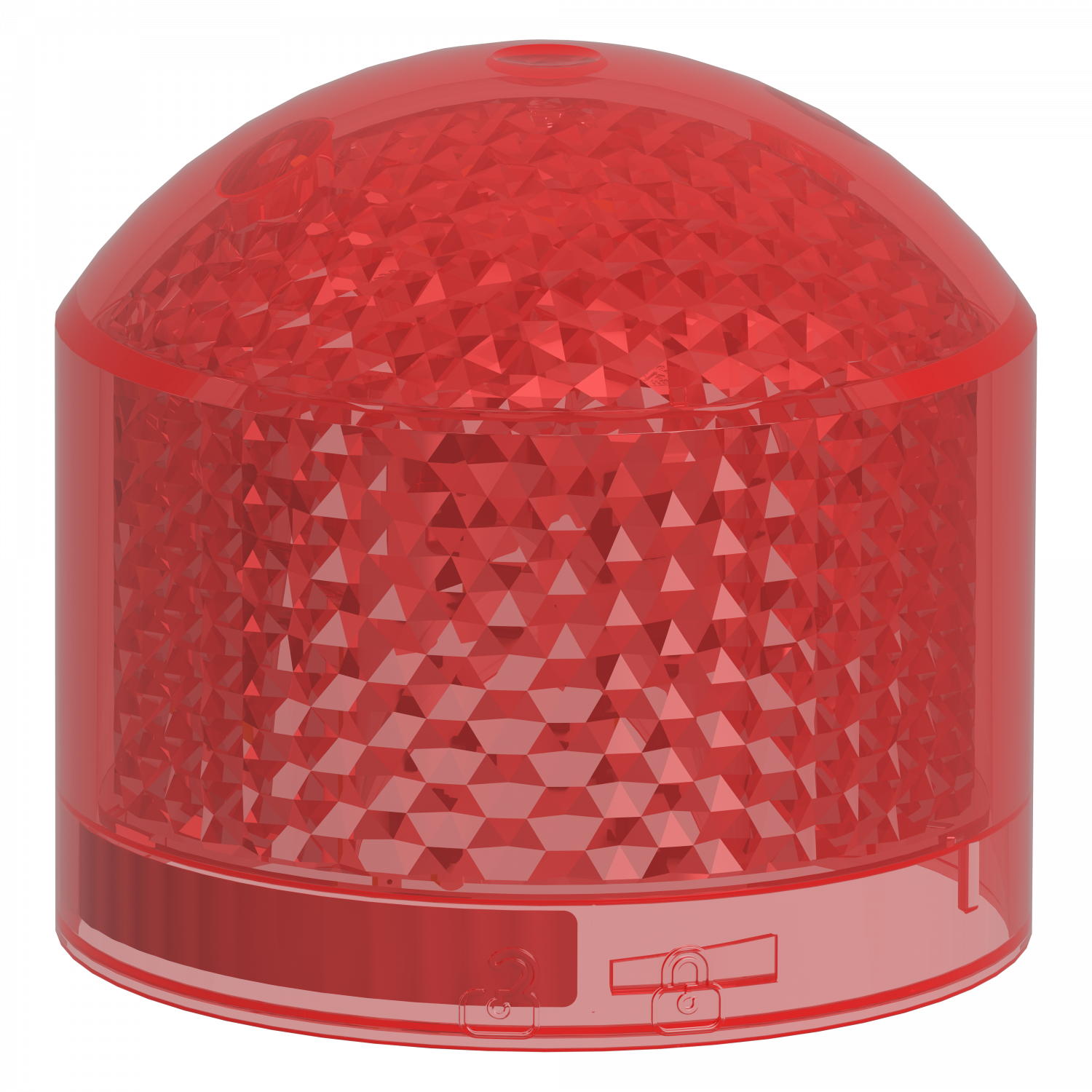 Harmony XVB7 - Balise lumineuse Rouge - Eclairage fixe - LED 24 VCC