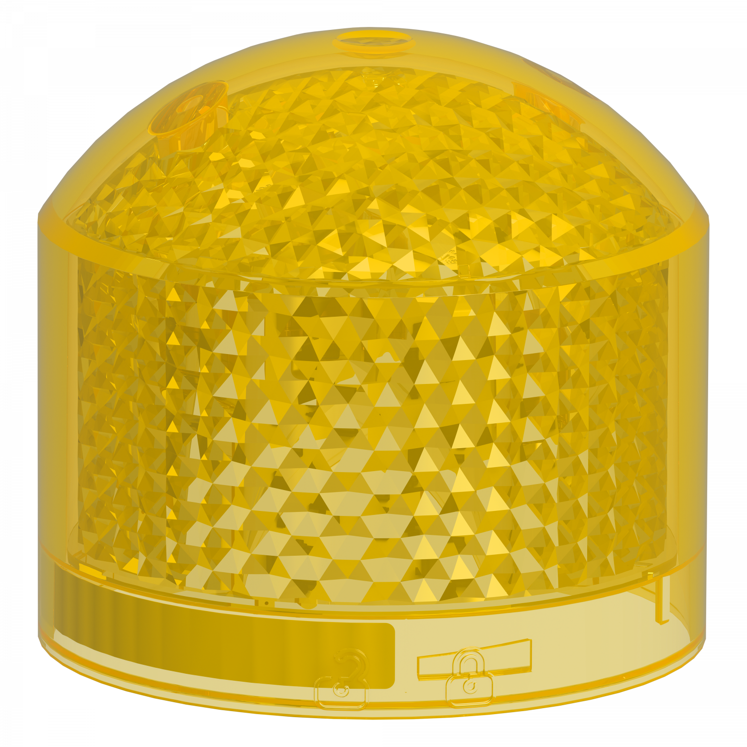 Harmony XVB7 - Balise lumineuse Jaune - Eclairage fixe - LED 24 VCC