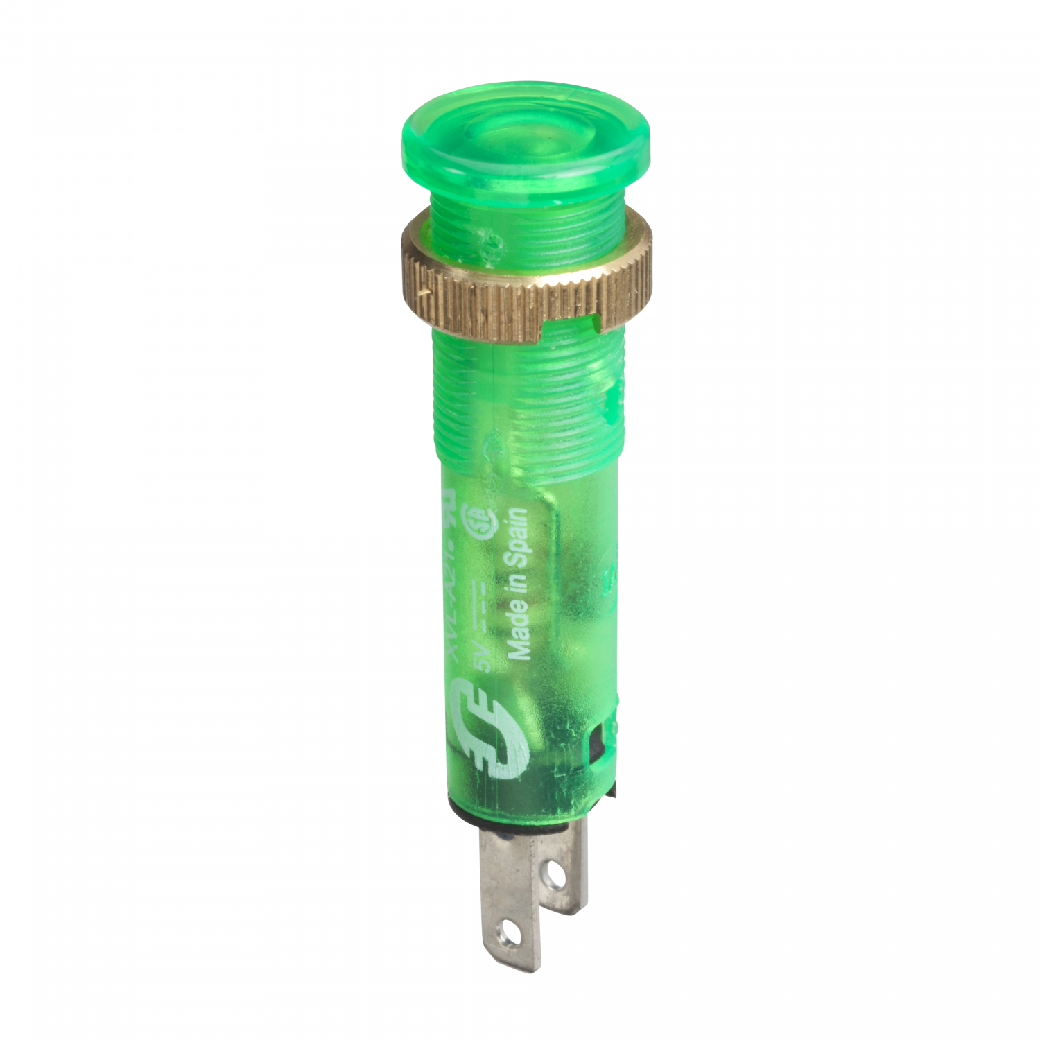 Harmony XVL - voyant LED - Ø8 - vert - 48V - cosses Faston