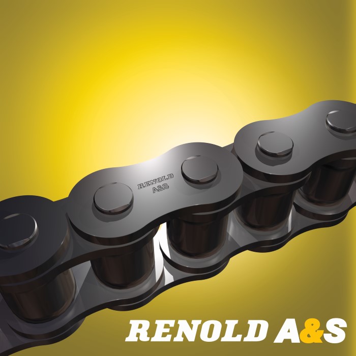 CHAINE A ROULEAUX A&S 12,7D 40-2 ASA