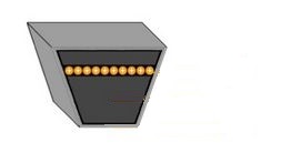 COURROIE TRAP. VECO 100 A 1680 13X8 - A65