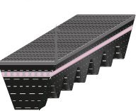 COURROIE TRAP. GTX EPDM XPB 1320 / 5VX 524