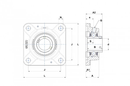 Paliers auto-aligneurs