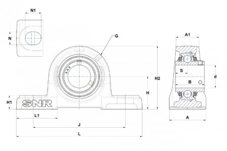 Paliers auto-aligneurs