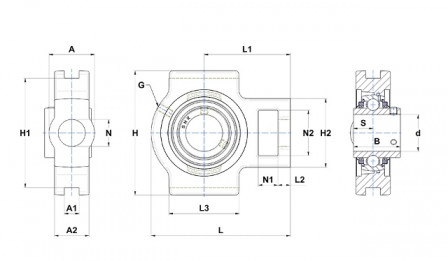 Paliers auto-aligneurs