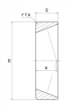 Cuvette pour roulements à rouleaux 