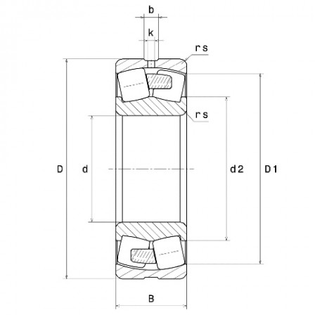 Roulement à rotule sur 2 rangées de rouleaux
