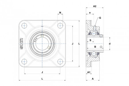 Paliers auto-aligneurs