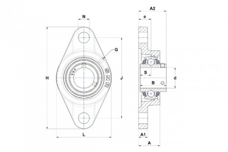 Paliers auto-aligneurs