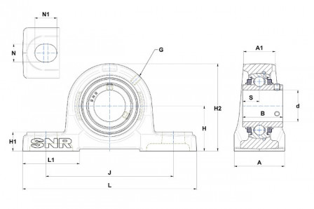 Paliers auto-aligneurs