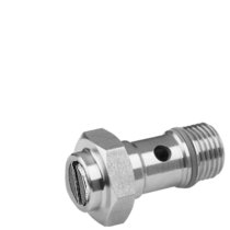 Limiteur de débit unidirectionnel, acier inoxydable, Série CC02-SL