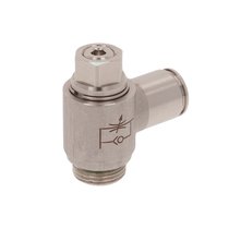 Limiteur de débit unidirectionnel, acier inoxydable, Série CC02-SL